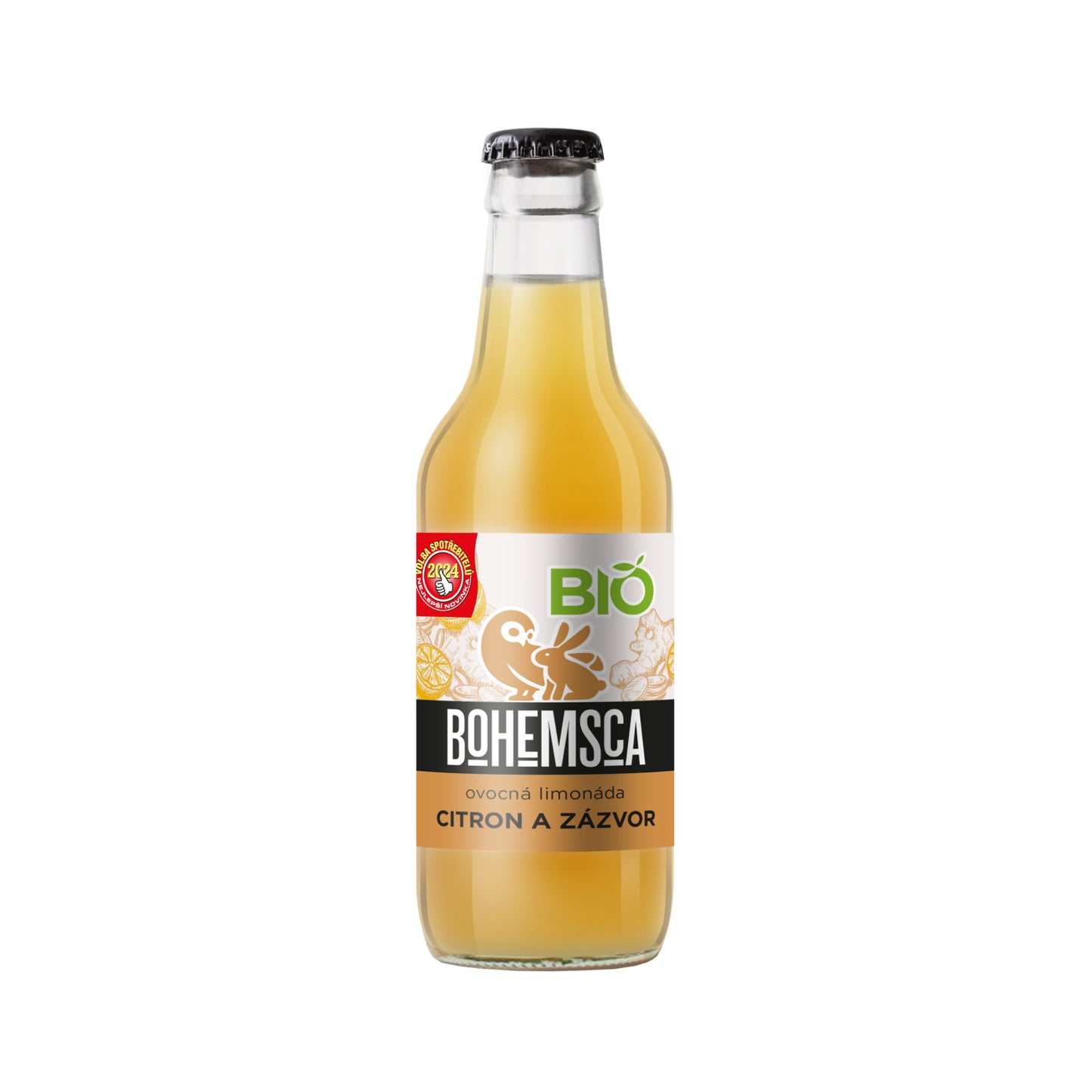 570156 Limonáda Citrón a zázvor 330 ml BIO BOHEMSCA-1