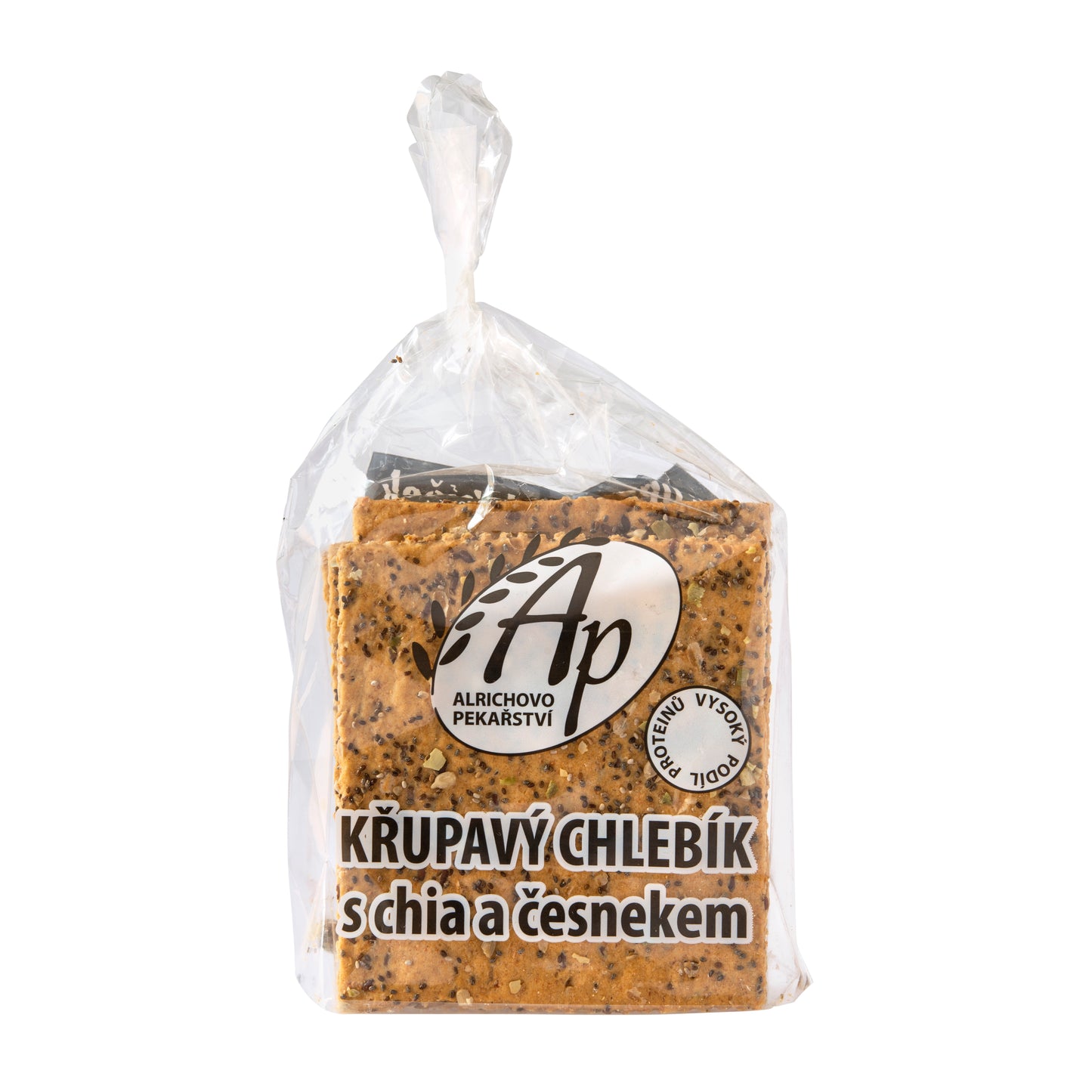 627142 Chléb křupavý s chia a česnekem 200 g ALRICHOVO PEKAŘSTVÍ-1