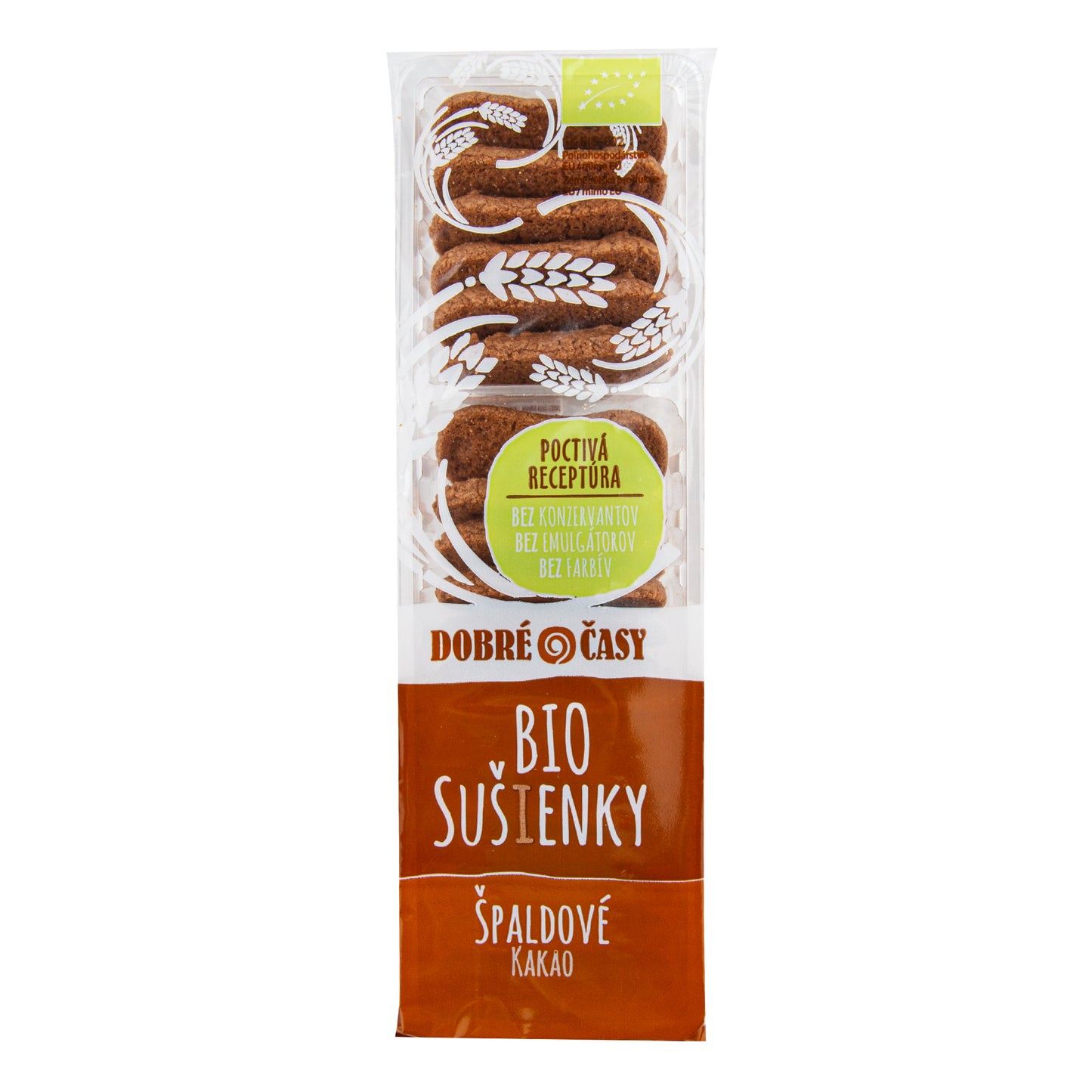 630116 Sušenky špaldové kakaové 100 g BIO DOBRÉ ČASY-2