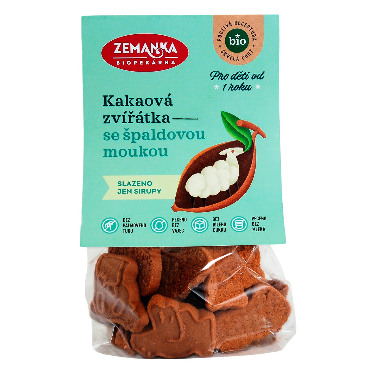 630183 Zvířátka špaldová kakaová 100 g BIO ZEMANKA-3