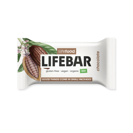 630268 Tyčinka Lifebar čokoládová 25 g BIO   LIFEFOOD-1