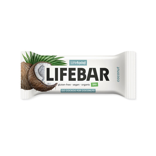 630295 Tyčinka Lifebar kokosová 40 g BIO   LIFEFOOD-1