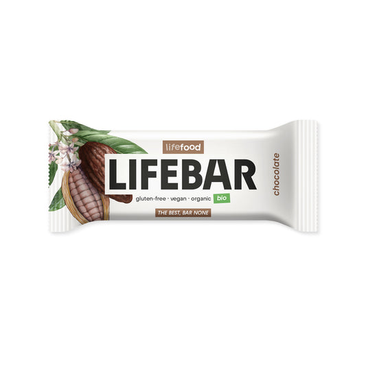 630296 Tyčinka Lifebar čokoládová RAW 40 g BIO   LIFEFOOD-1