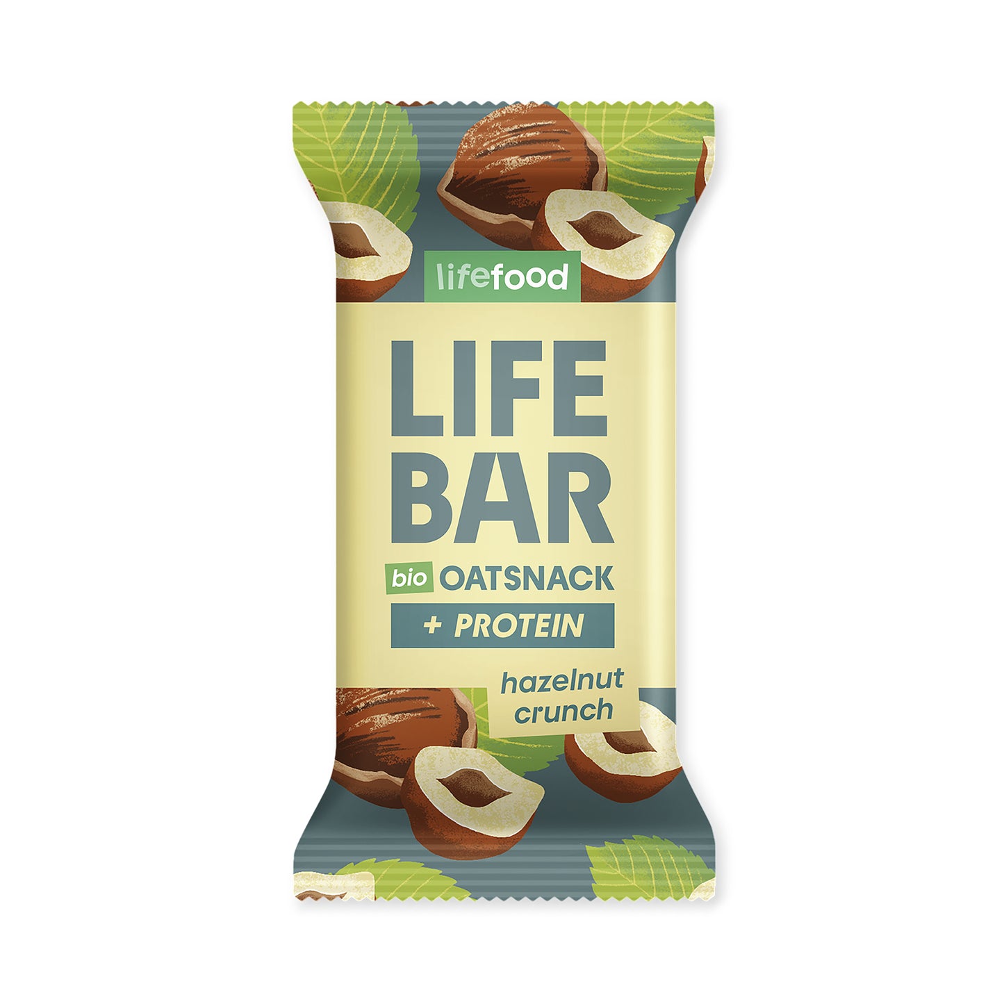 630302 Tyčinka Lifebar Oat snack proteinová s lískovými oříšky 40 g BIO LIFEFOOD-1