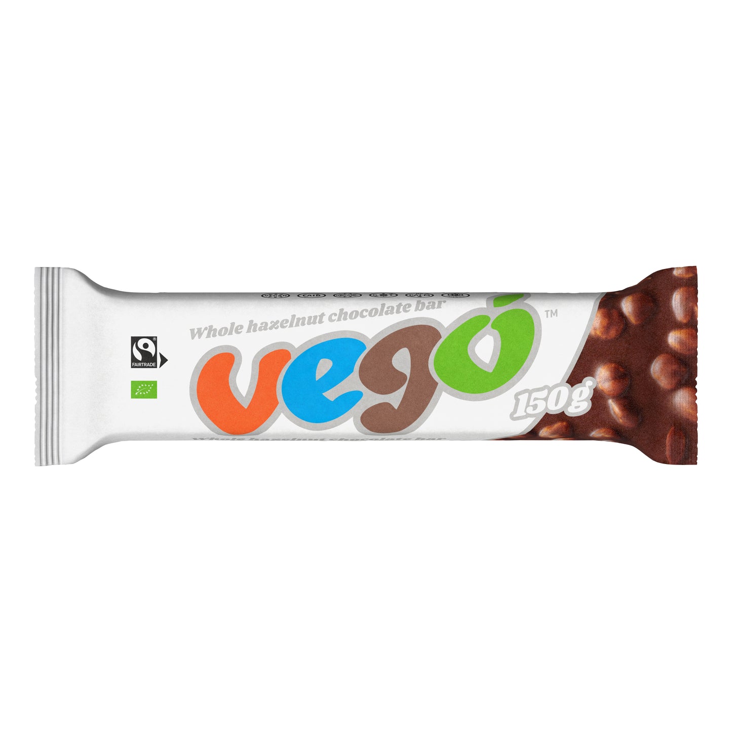 630386 Tyčinka čokoládová s lískovými ořechy 150 g BIO VEGO-1