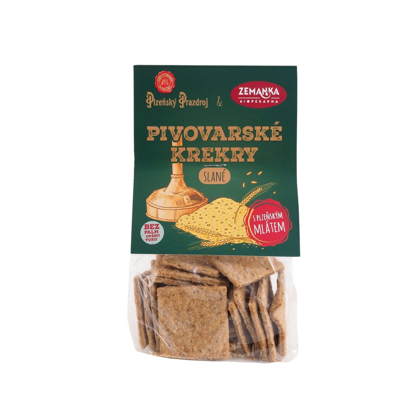 630389 Krekry slané s mlátem z Plzeňského Prazdroje 100 g ZEMANKA-1