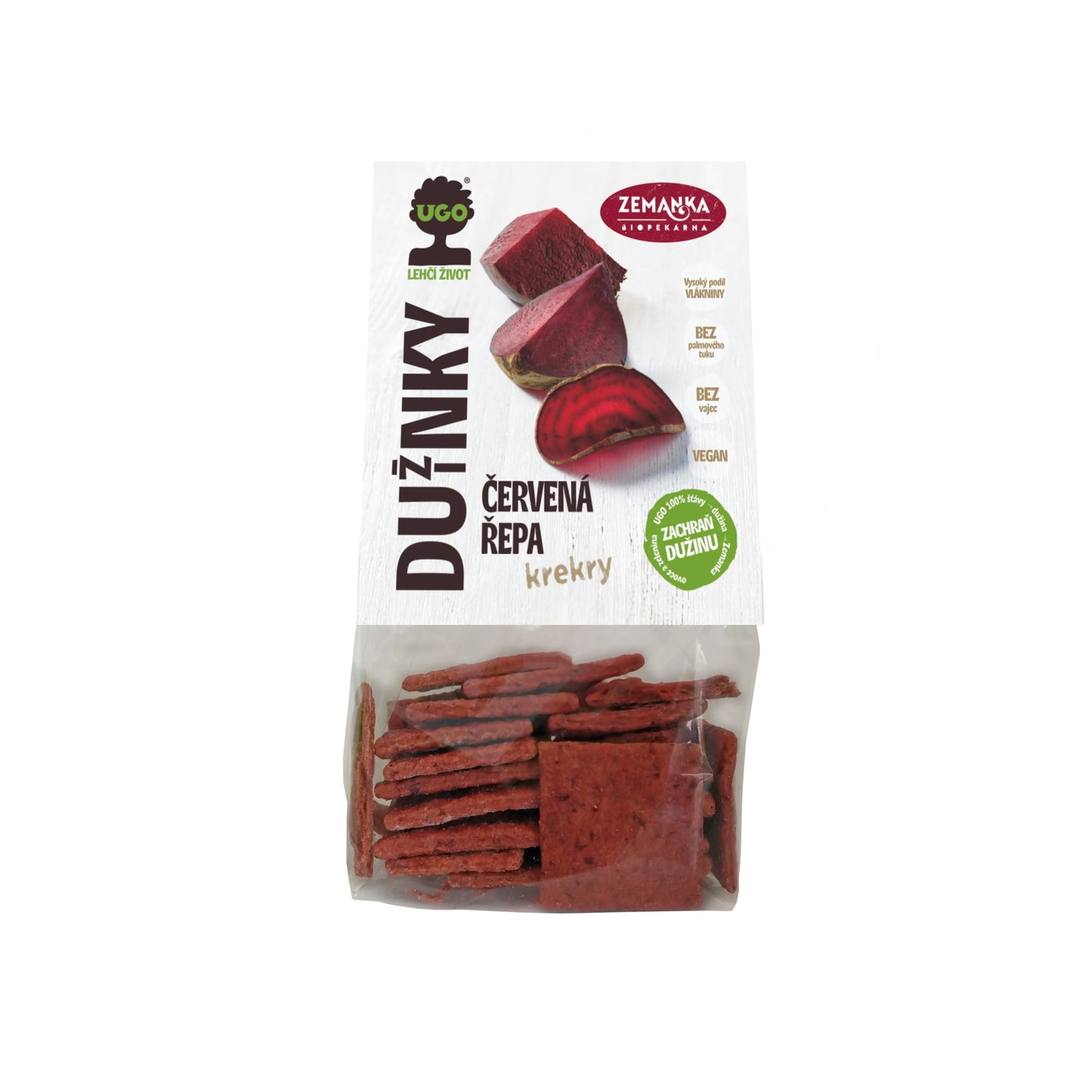 630401 Krekry slané s dužinou z červené řepy 100 g ZEMANKA-1