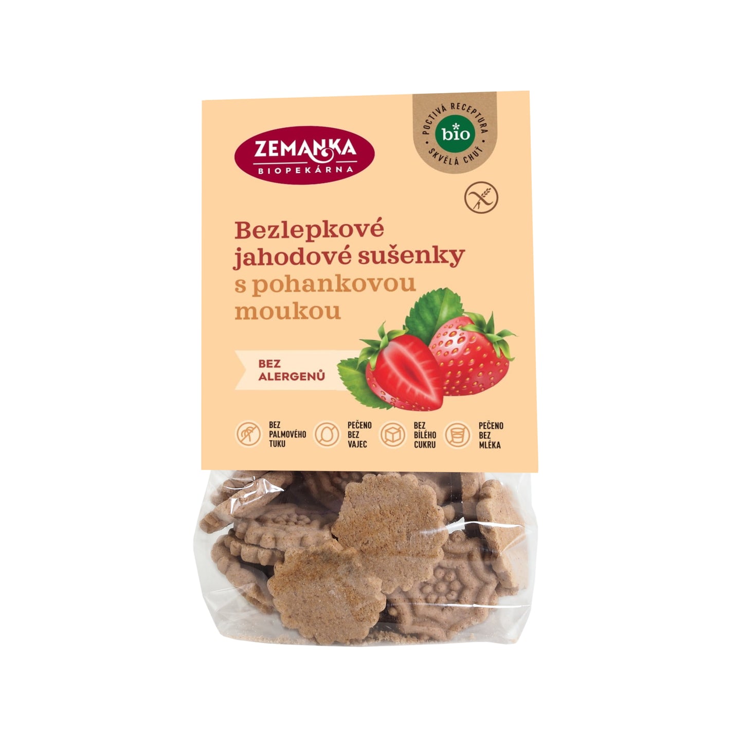 630405 Sušenky pohankovo-jahodové bezlepkové 100 g BIO ZEMANKA-1
