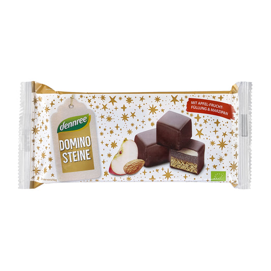 630410 Perníkové kostky plněné jablky a marcipánem 125 g BIO   DENNREE-1