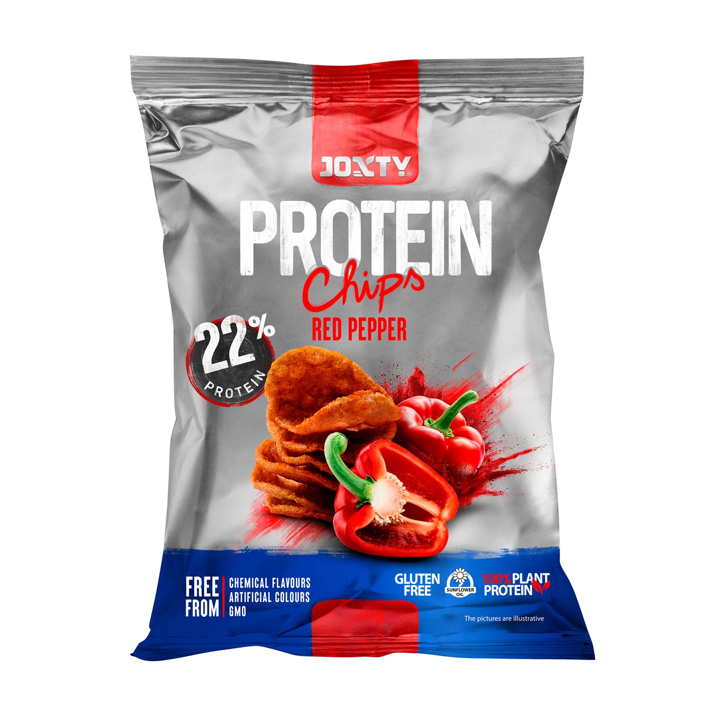 640058 Chipsy proteinové s příchutí papriky 50 g JOXTY CHIPS-1