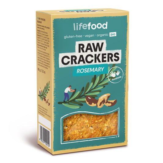 640069 Life Crackers rozmarýnové raw 90 g BIO   LIFEFOOD-1