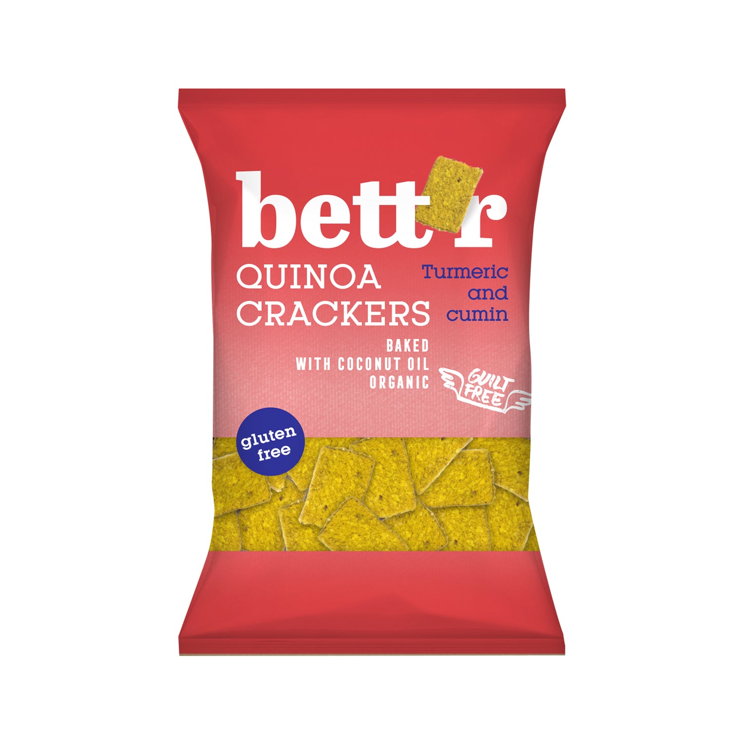 640081 Krekry quinoové s kurkumou a kmínem bezlepkové 100 g BIO BETT´R-1