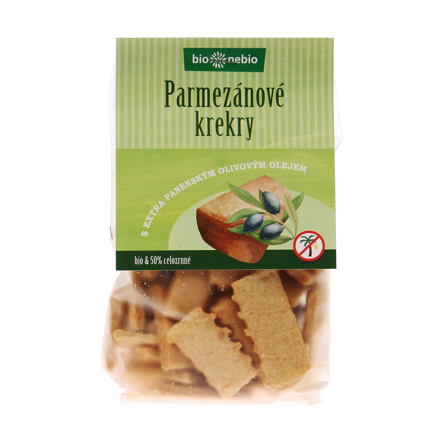 640107 Krekry parmezánové s olivovým olejem 130 g BIO BIO NEBIO-1