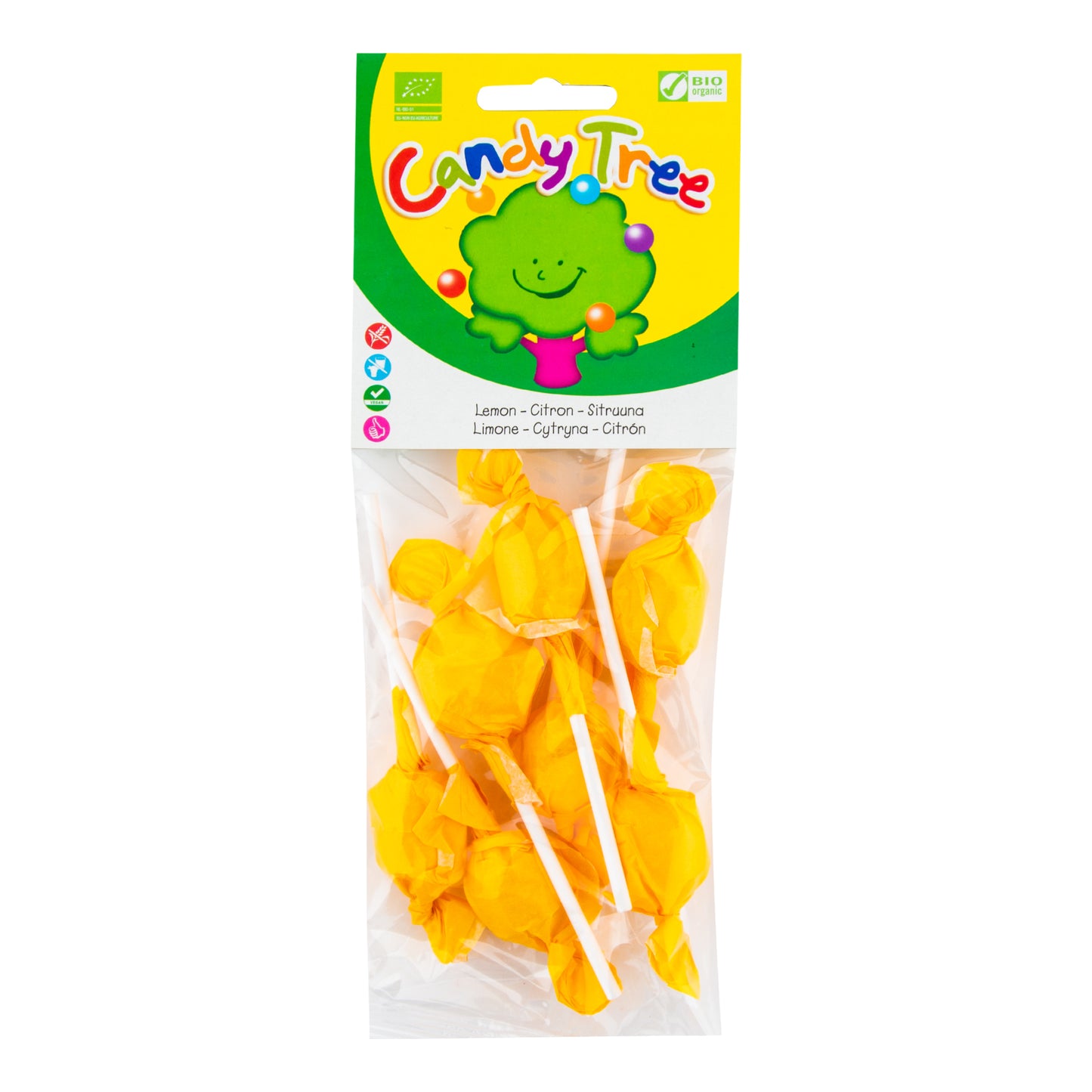 660010 Lízátka s příchutí citronu bezlepková 7x10 g BIO   CANDY TREE-2