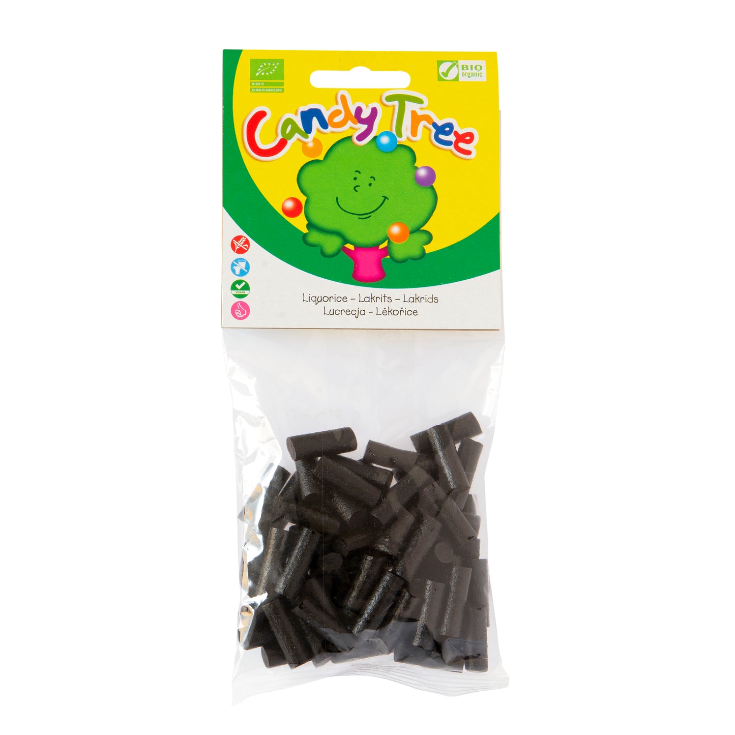 660116 Kousky s příchutí lékořice bezlepkové 100 g BIO CANDY TREE-1