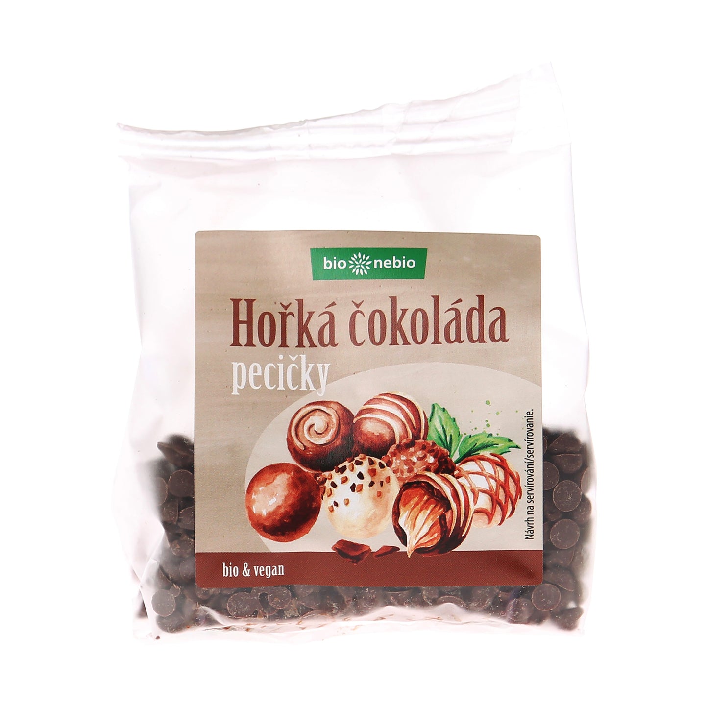 660180 Pecičky z hořké čokolády 100 g BIO BIO NEBIO-1