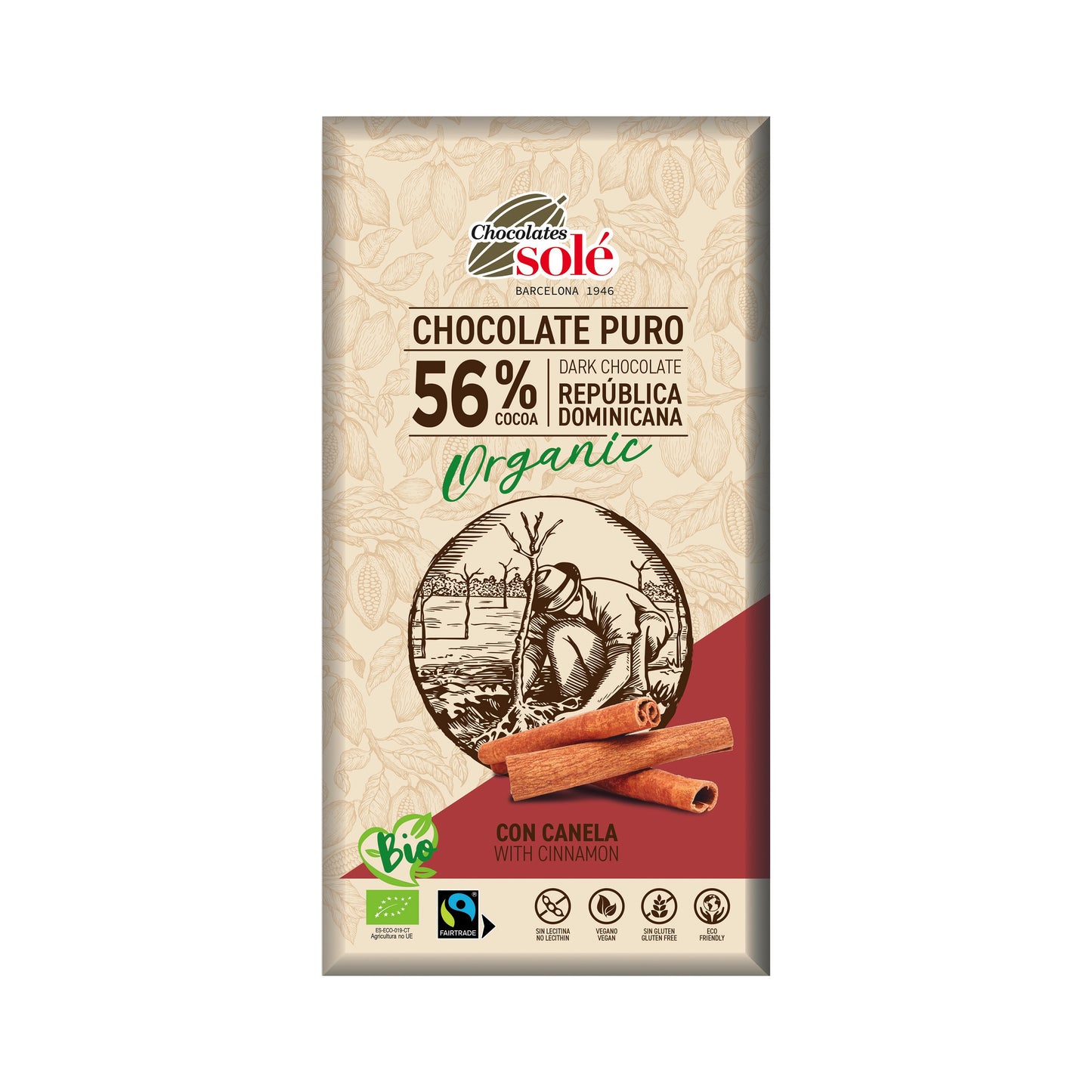 660198 Čokoláda hořká se skořicí 100 g BIO SOLÉ-1