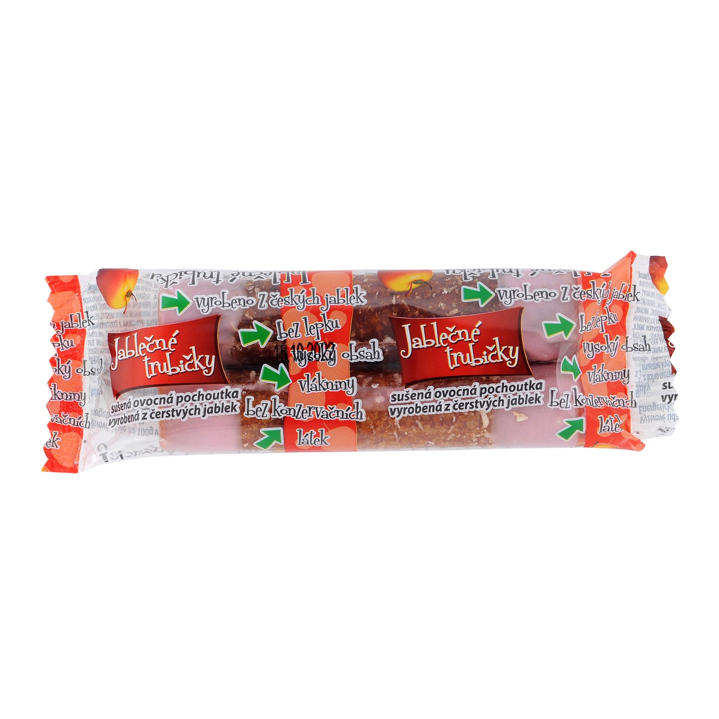662047 Trubičky jablečné s jahodovým jogurtem 24 g BIOPRODUKT JT-1