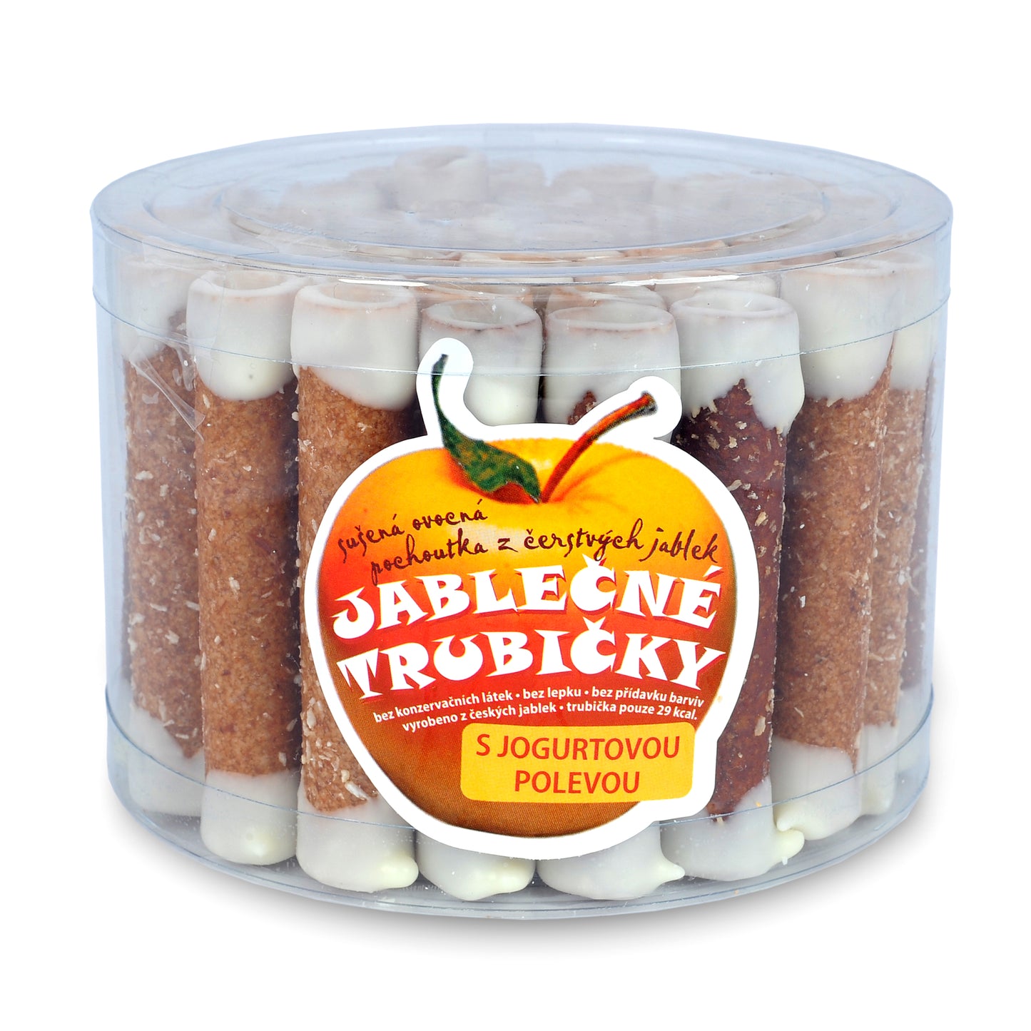 662072 Trubičky jablečné s jogurtem dóza 540 g BIOPRODUKT JT-1