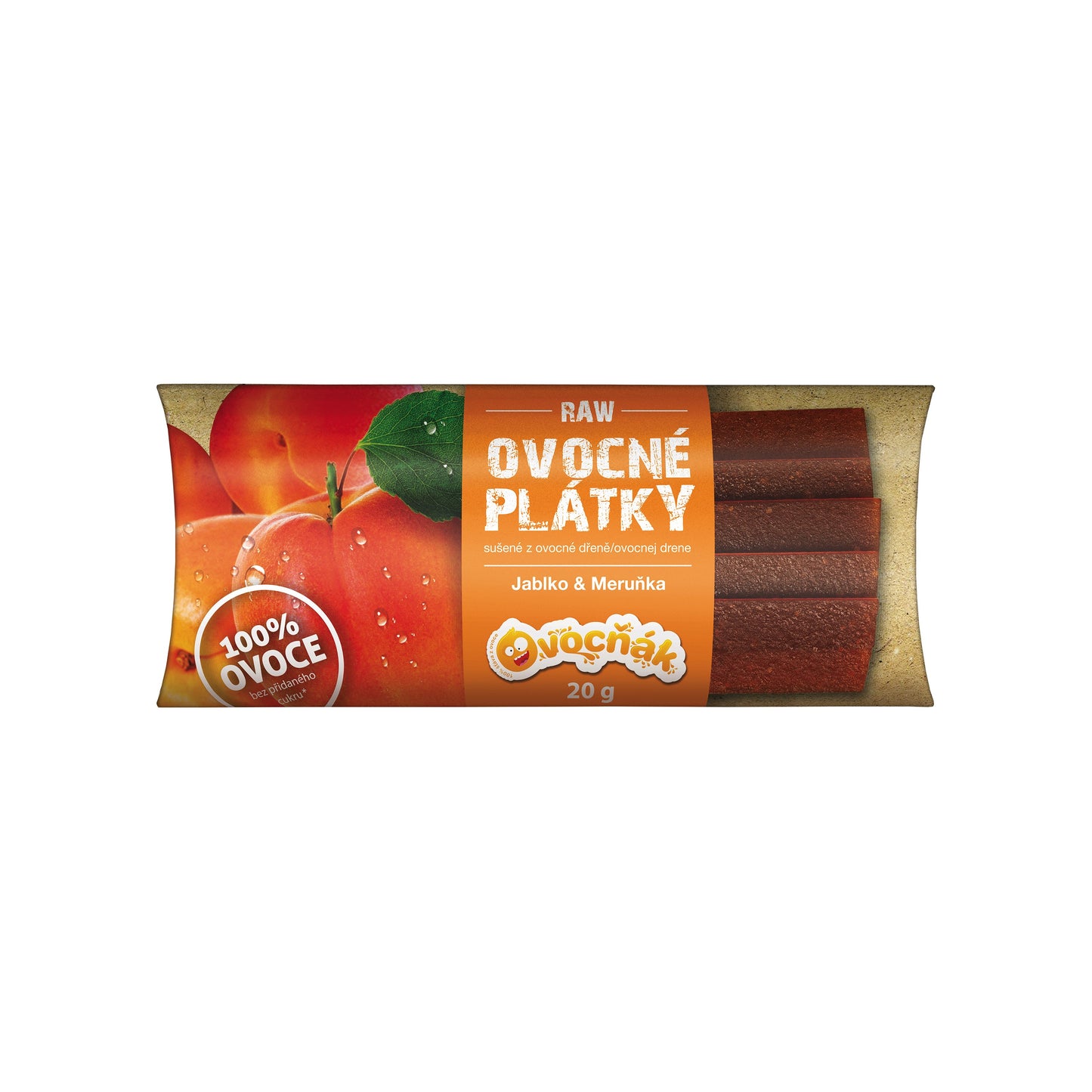 662213 Plátky ovocné jablko-meruňka 20 g OVOCŇÁK-1