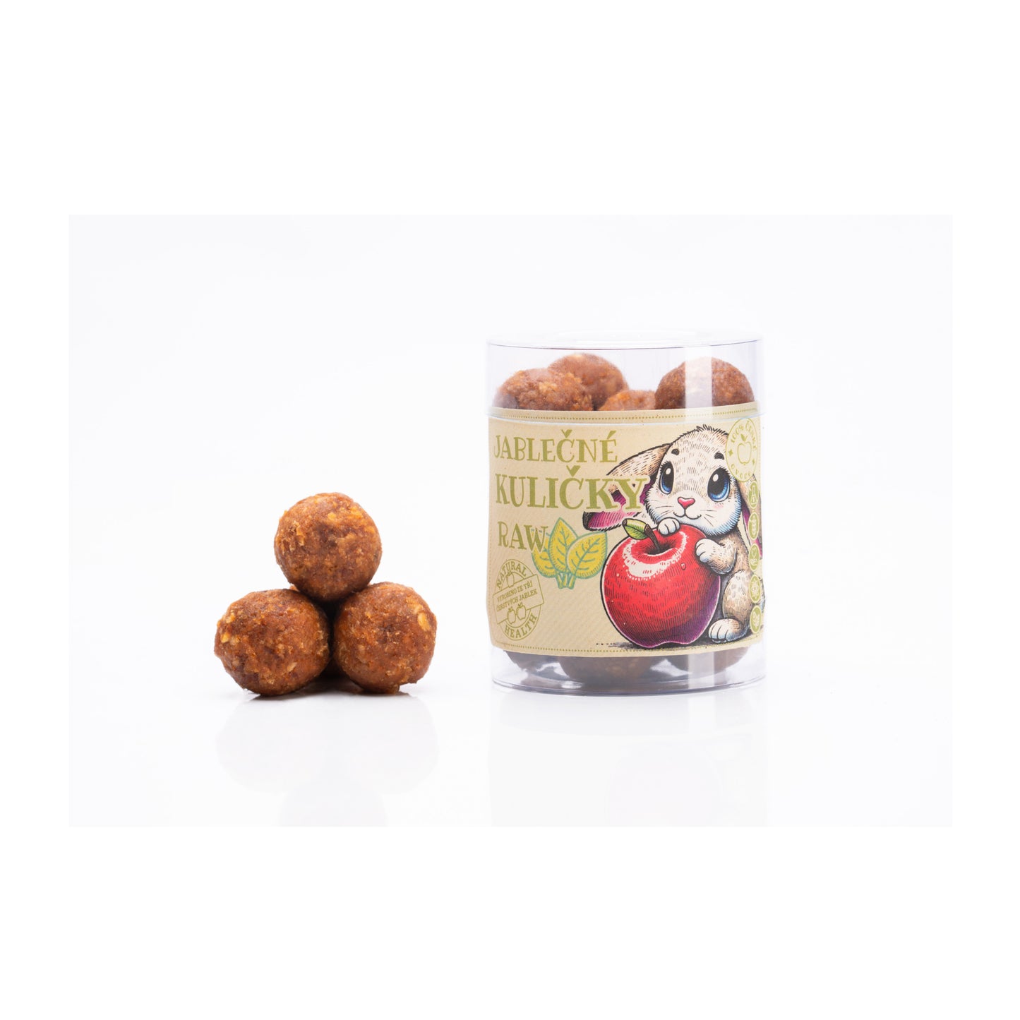 662244 Kuličky jablečné RAW 100 g BIOPRODUKT JT-1