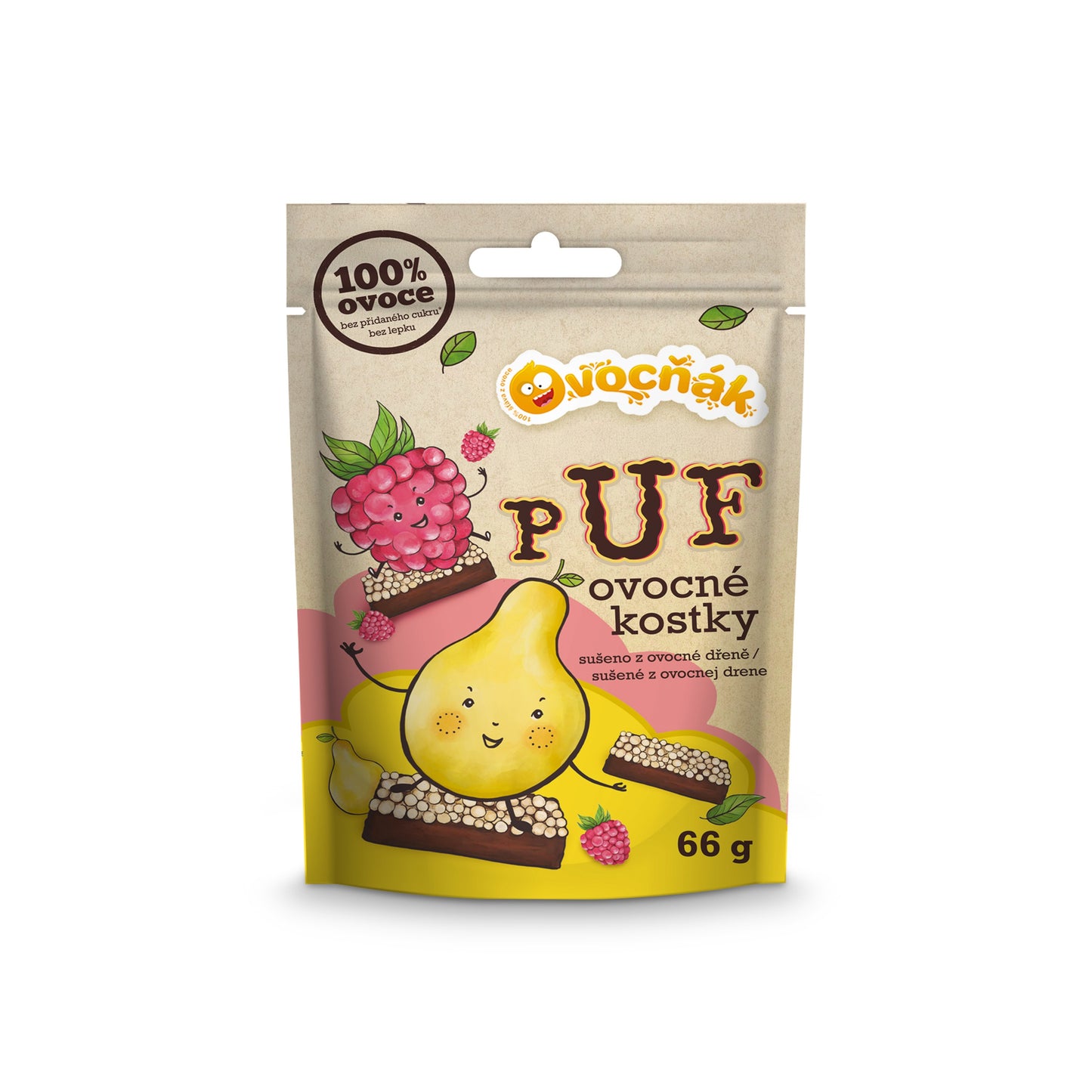 662245 Kostky ovocné PUF mix 66 g OVOCŇÁK-1