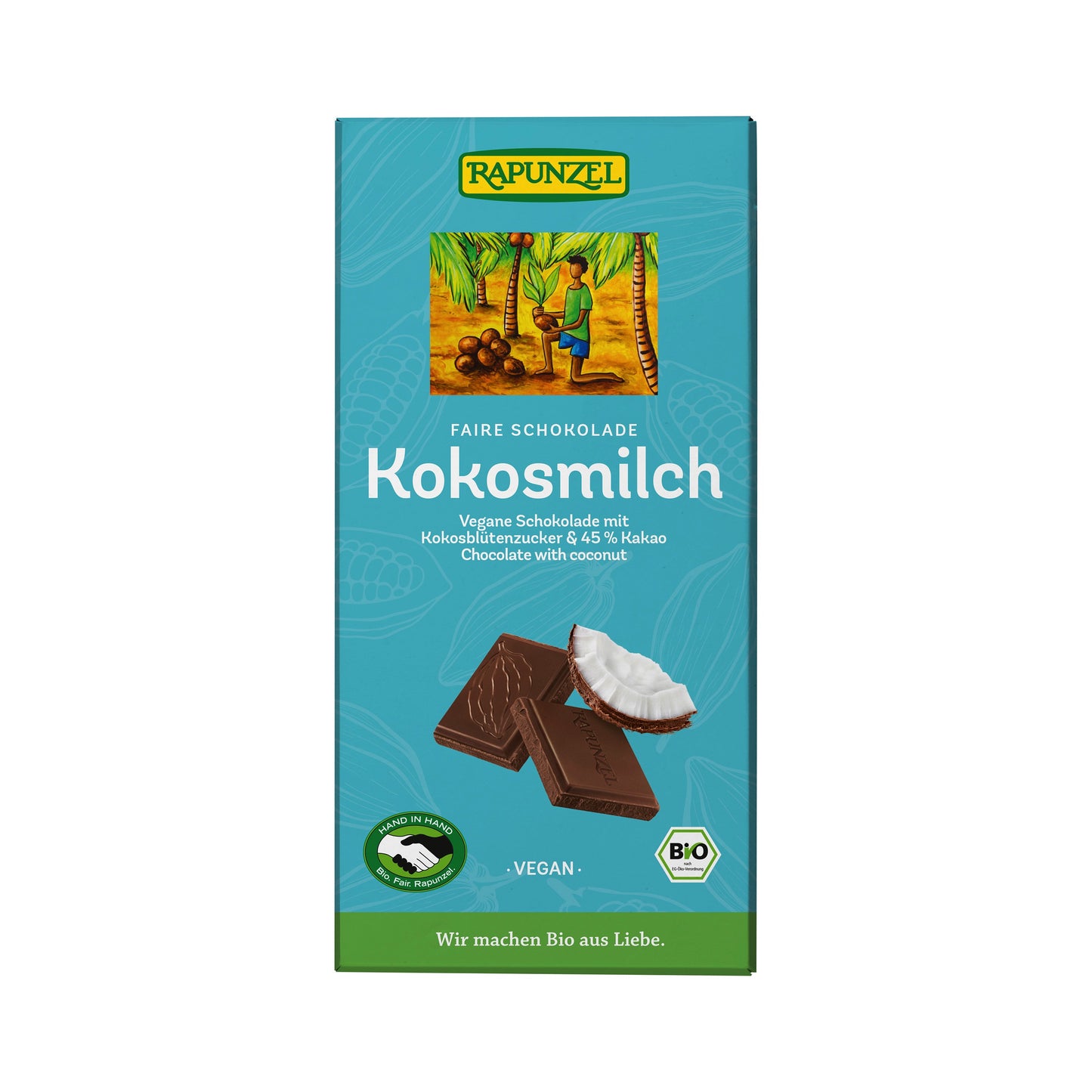 665189 Čokoláda kokosové mléko vegan 80 g BIO RAPUNZEL-1