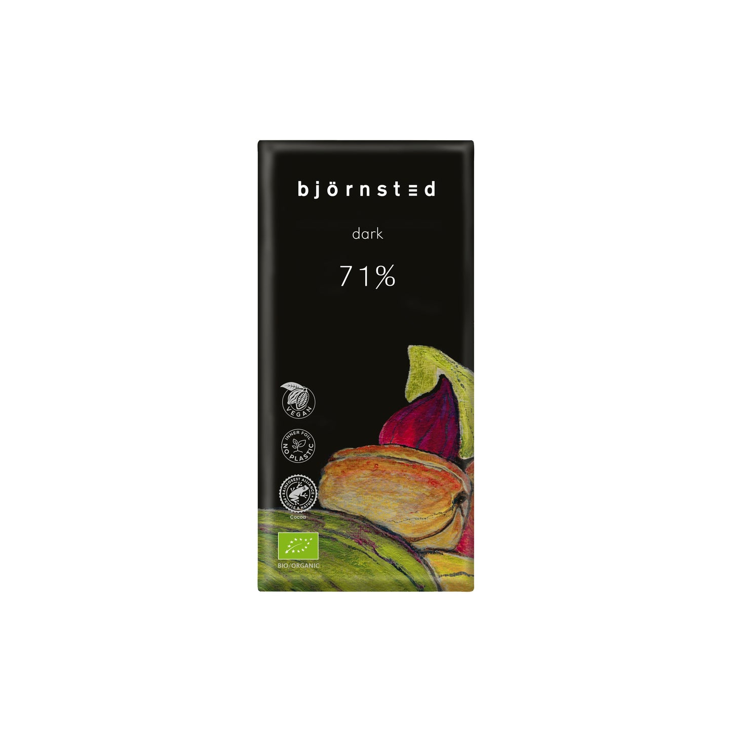 665195 Čokoláda hořká 71 % björnsted 100 g BIO VIVANI-1