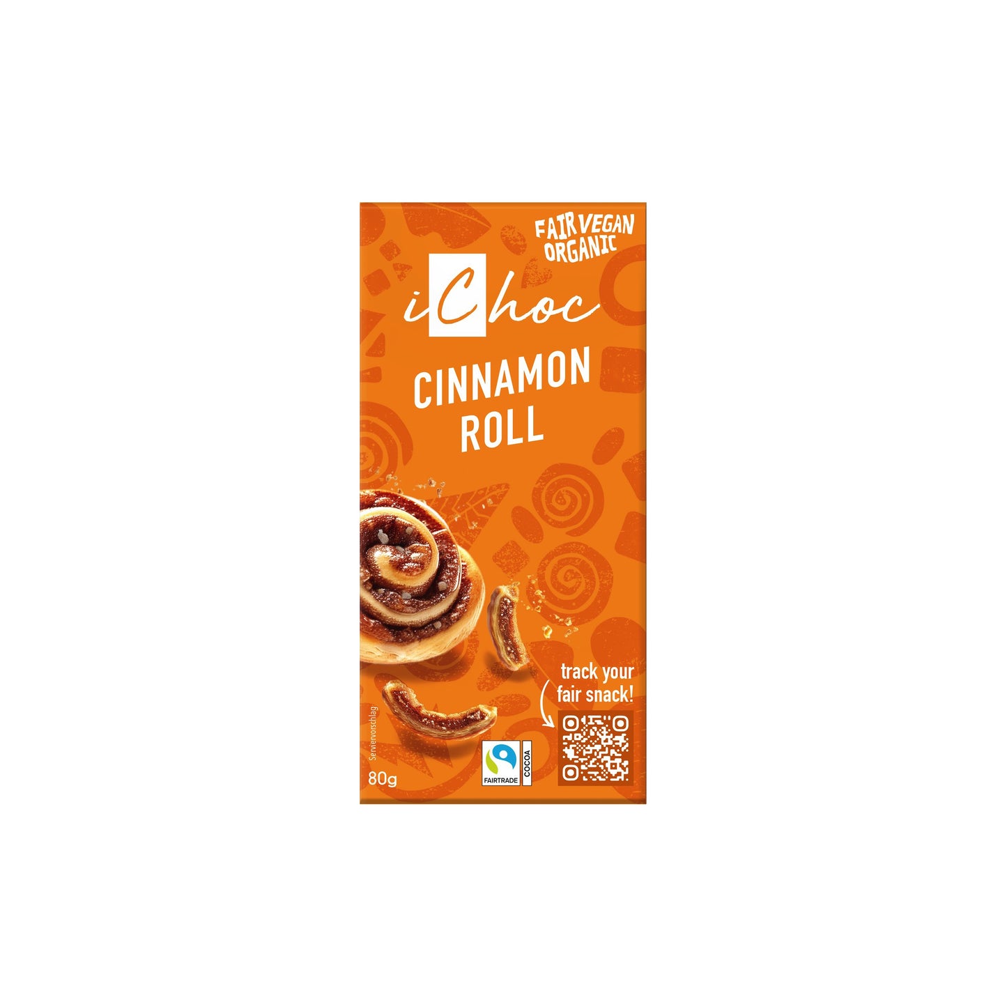 665234 Čokoláda vegan skořicová rolka iChoc 80 g BIO VIVANI-1