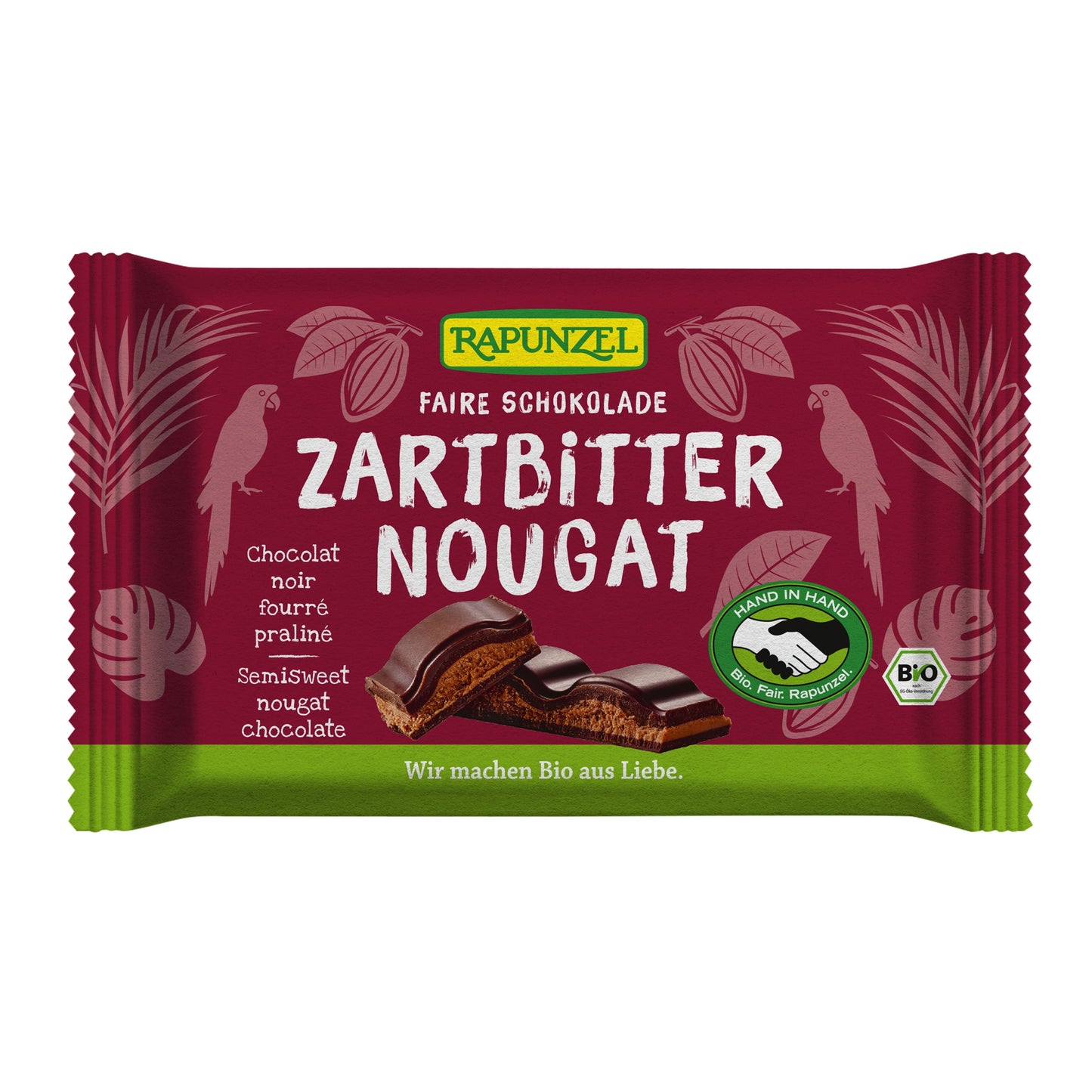 665261 Čokoláda hořká s nugátem 100 g BIO RAPUNZEL-1