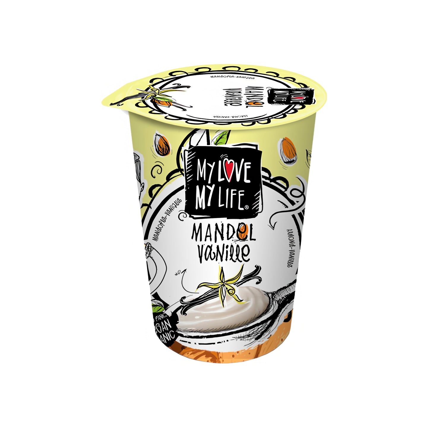 711086 Zakysaný mandlový Vanilka 180 g BIO MY LOVE MY LIFE-1