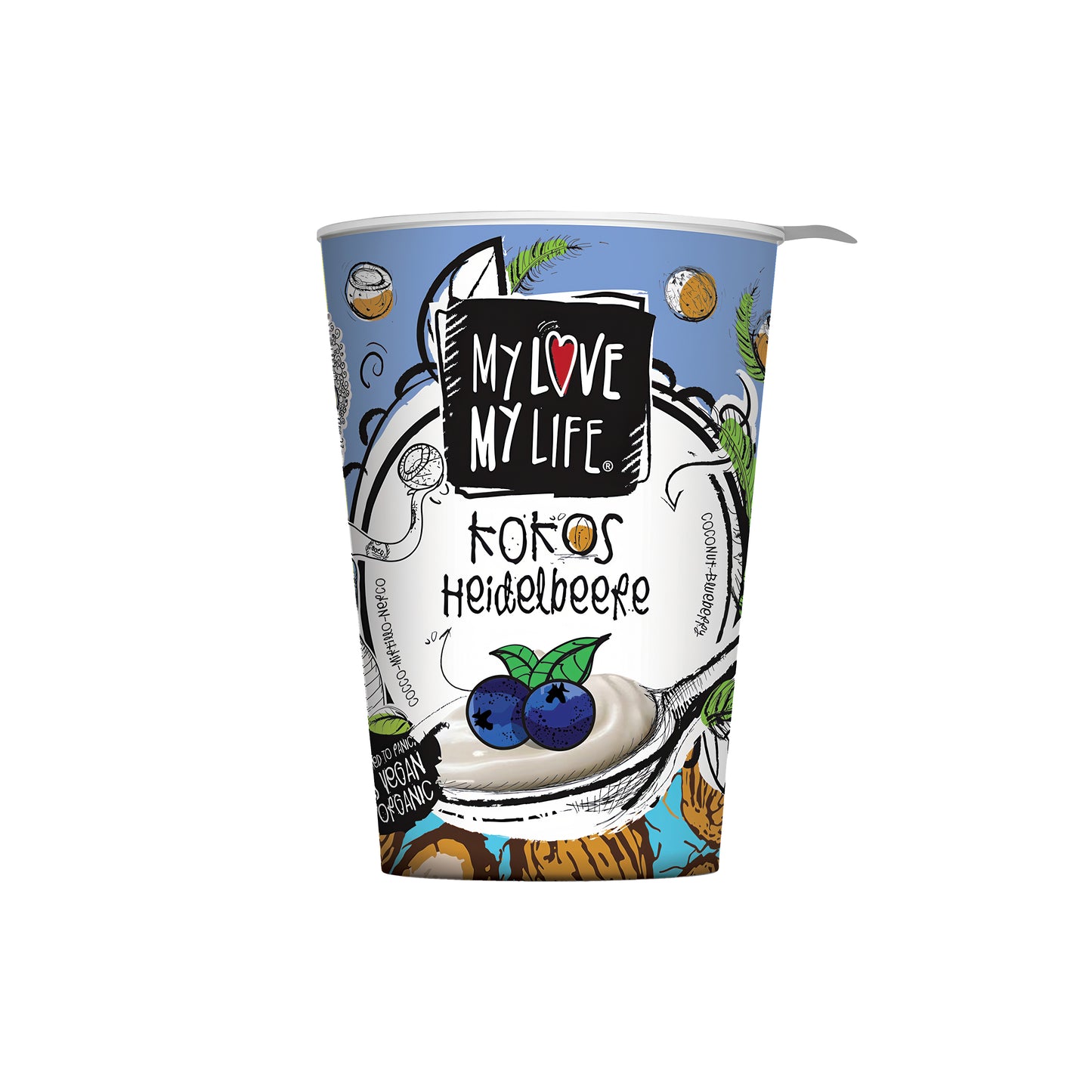 711093 Zakysaný kokosový Borůvka 180 g BIO MY LOVE MY LIFE-1