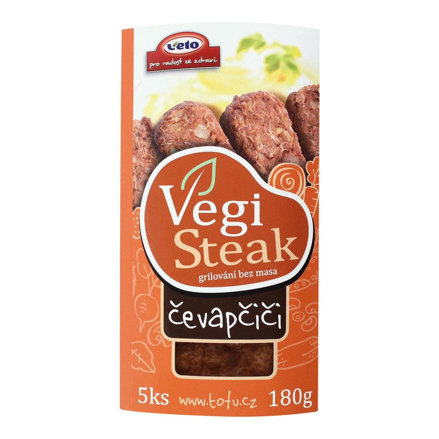 712092 Čevapčiči veganské 180 g VETO ECO-1