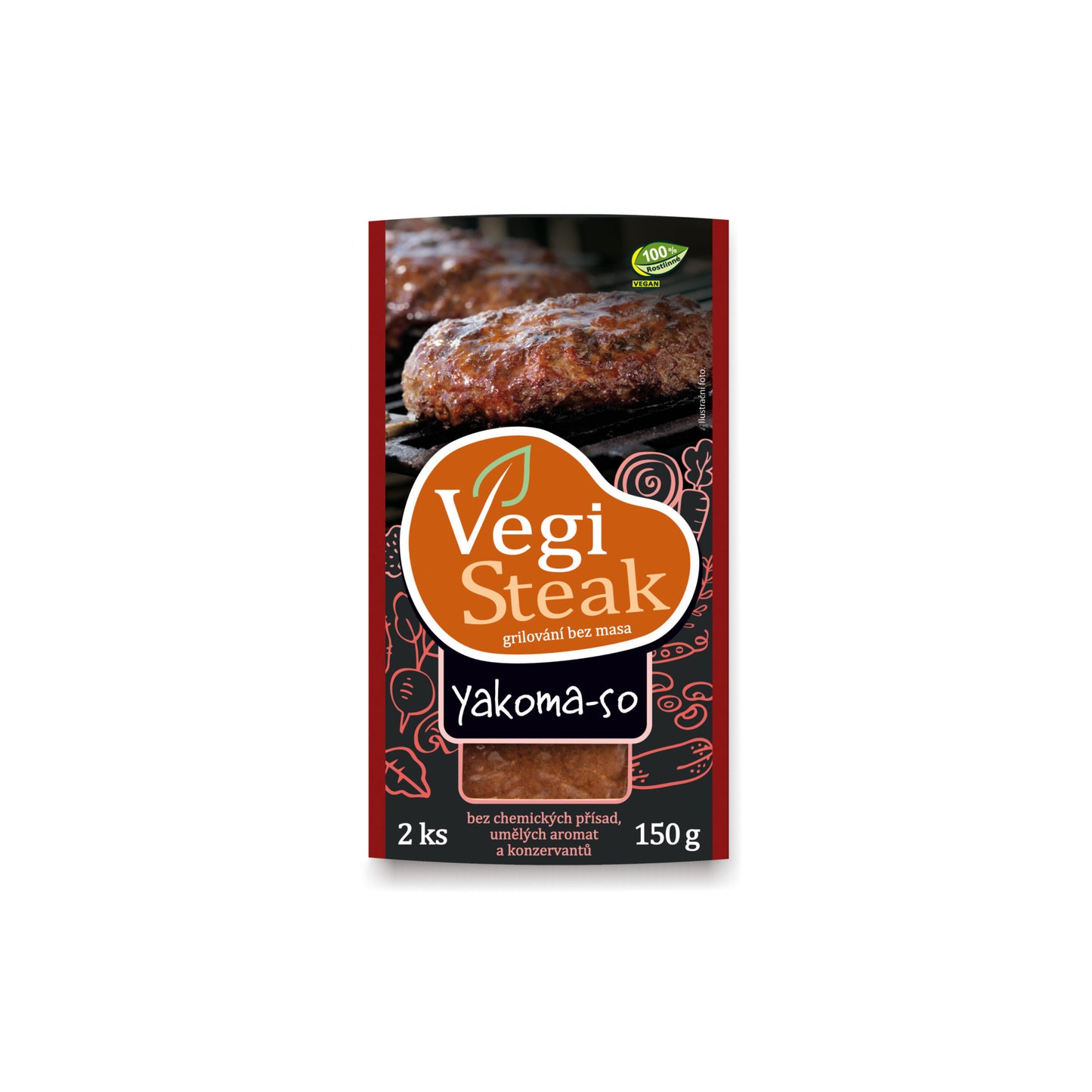 712127 Vegi steak Yakoma-so 150 g VETO ECO-1