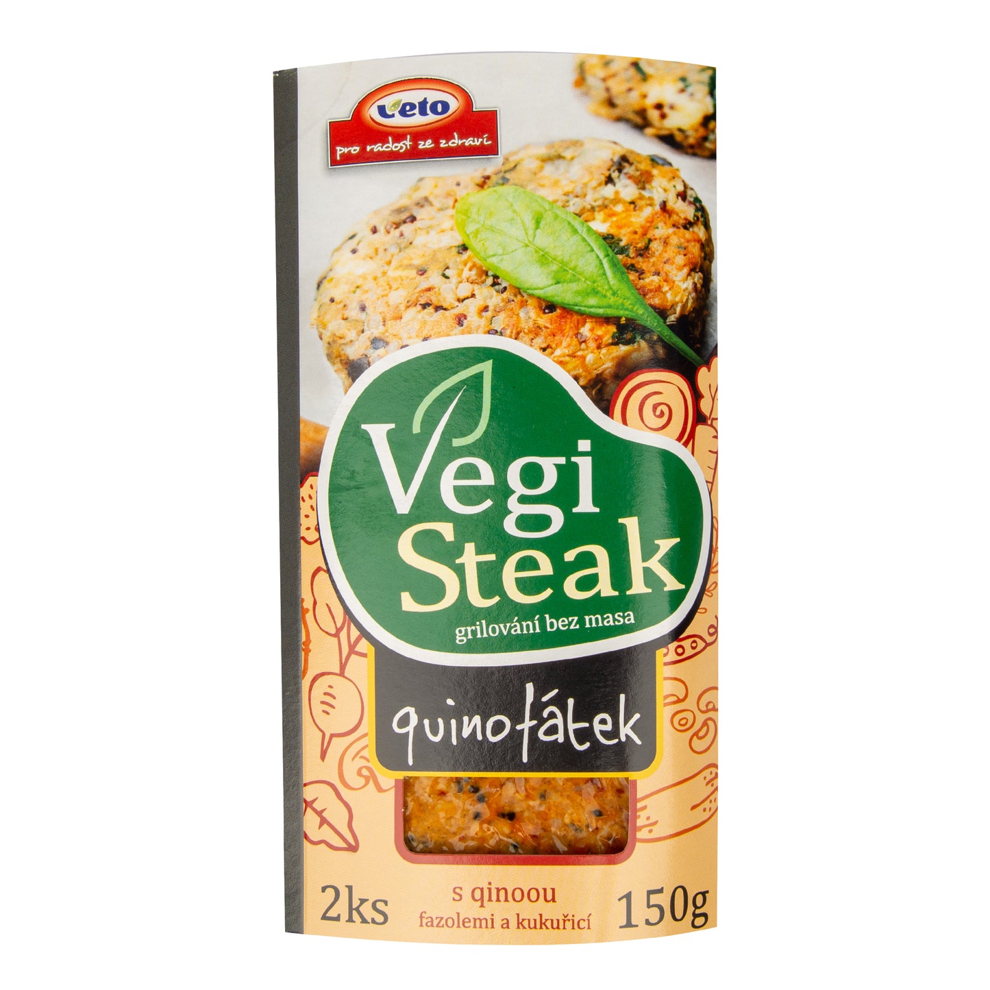 712129 Vegi steak quinofátek 150 g VETO ECO-1