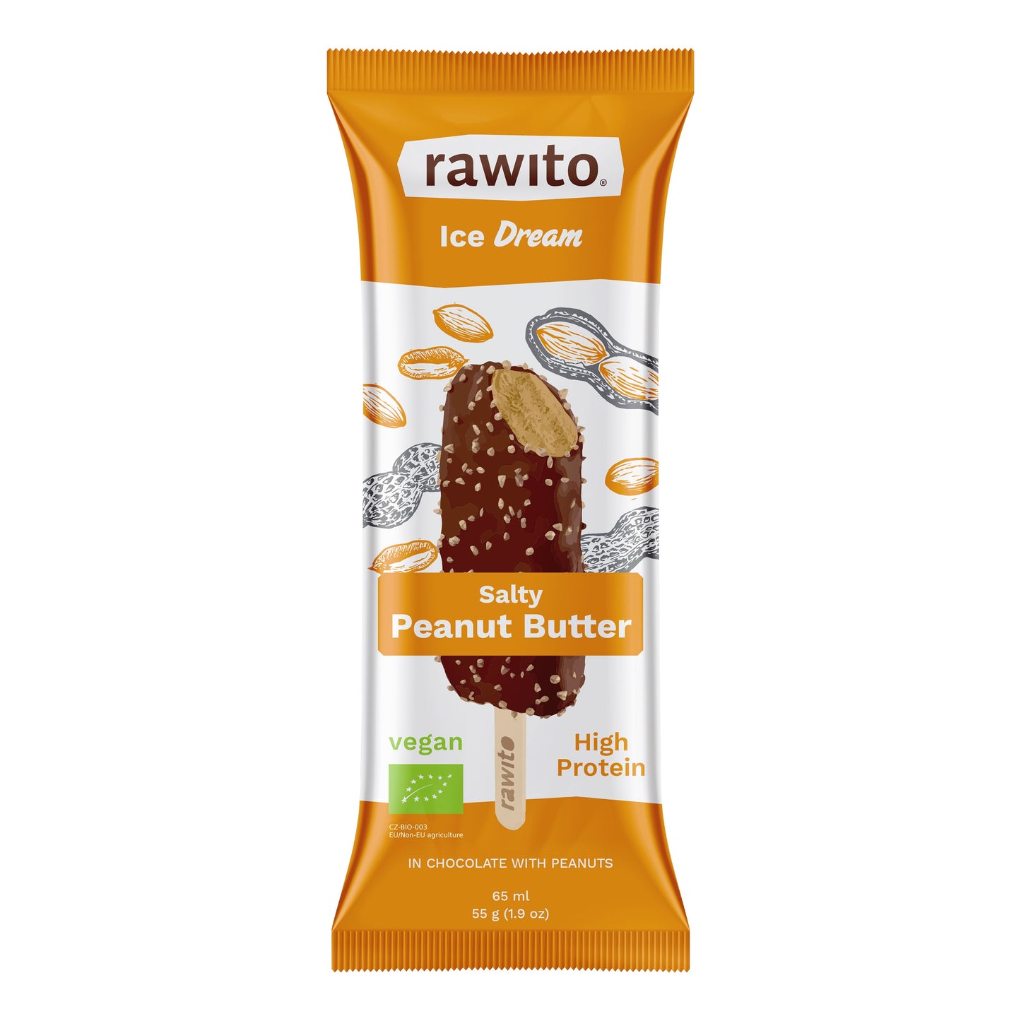 712219 Nanuk raw Arašídové máslo 55 g BIO RAWITO-1