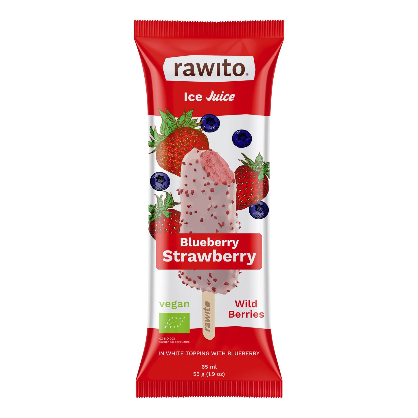 712221 Nanuk raw Jahoda 55 g BIO RAWITO-1