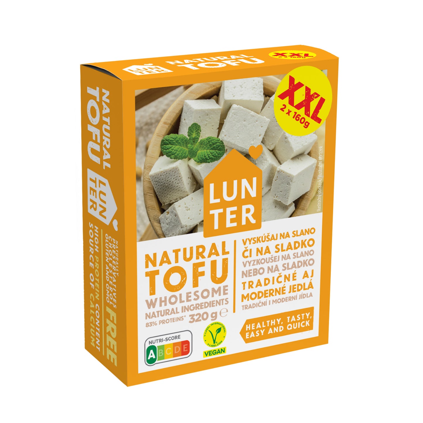 713091 Tofu natural XXL 320 g (2x160 g)   LUNTER-1