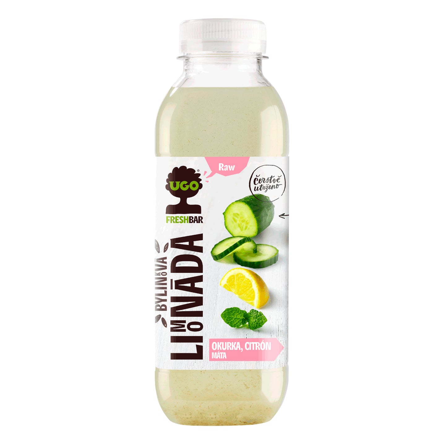 719037 Limonáda okurka, citrón a máta 500 ml UGO-1