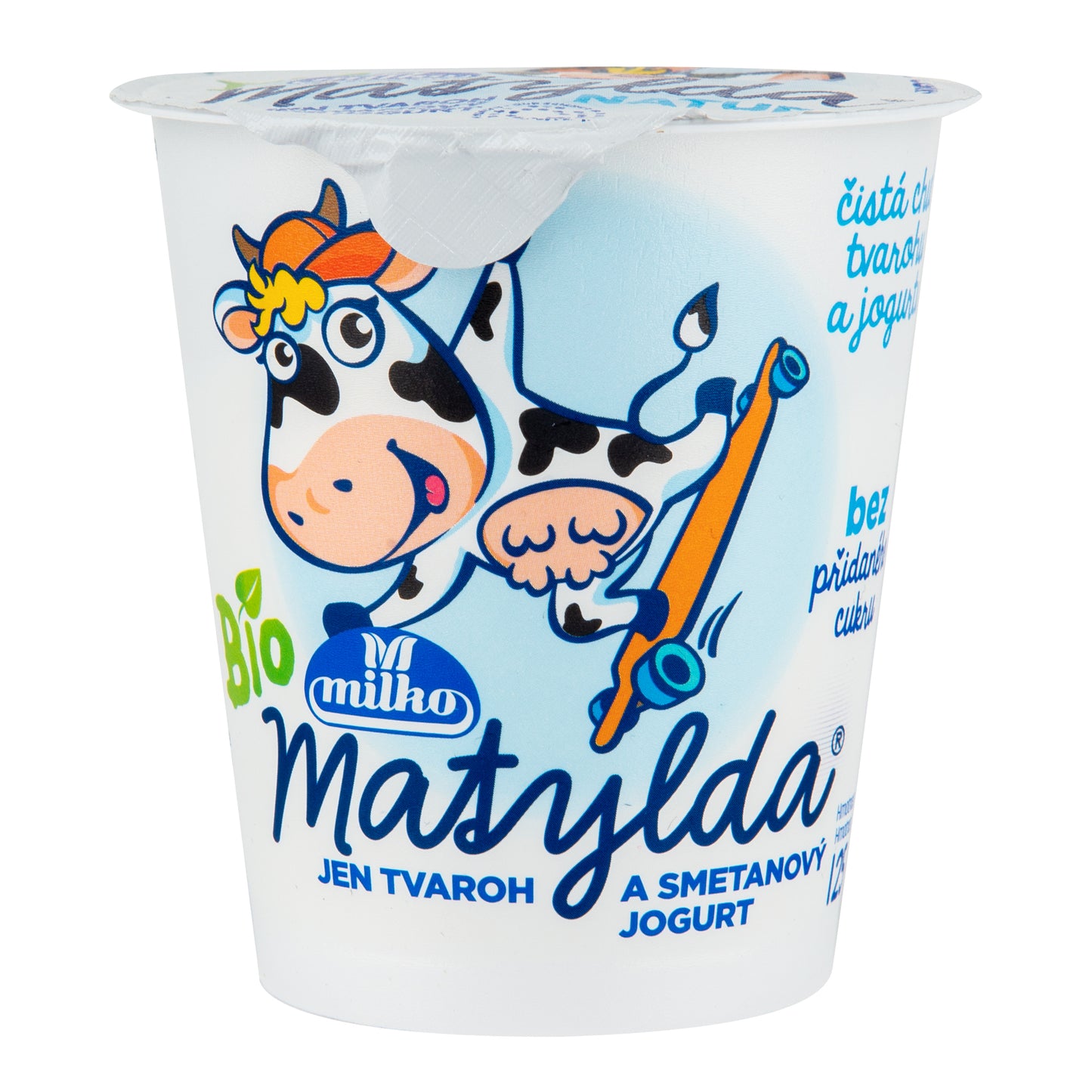 720116 Tvaroh a smetanový jogurt Matylda bílá 125 g BIO POLABSKÉ MLÉKÁRNY-1
