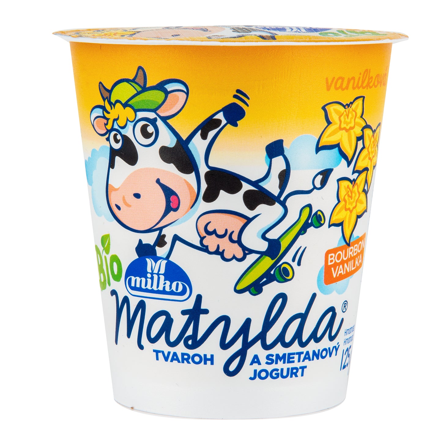 720117 Tvaroh a smetanový jogurt Matylda vanilka 125 g BIO POLABSKÉ MLÉKÁRNY-1