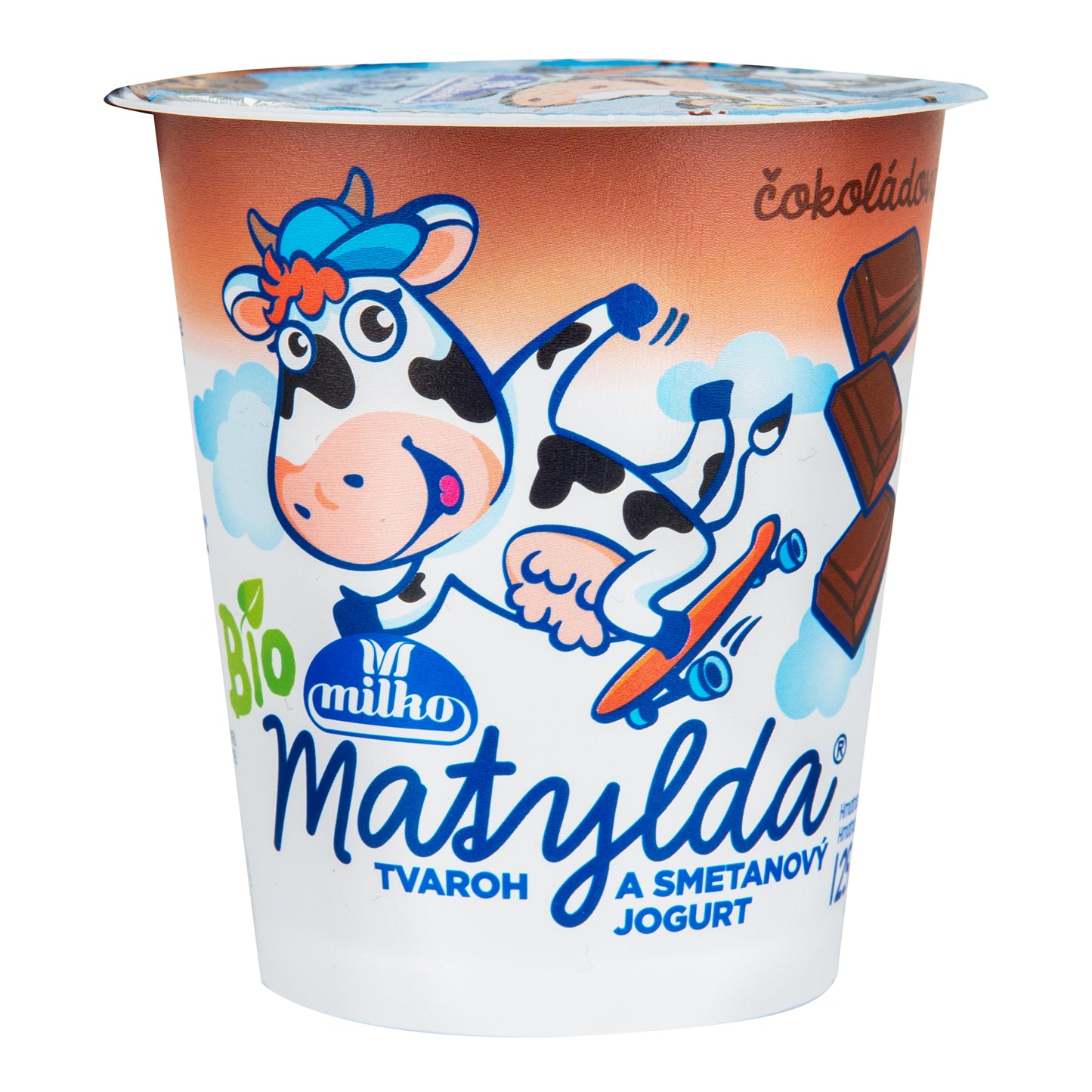 720119 Tvaroh a smetanový jogurt Matylda čokoláda 125 g BIO POLABSKÉ MLÉKÁRNY-1