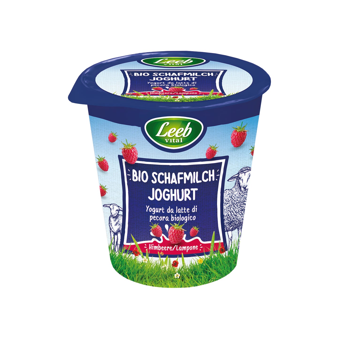 720254 Jogurt ovčí malinový 125 g BIO LEEB-1