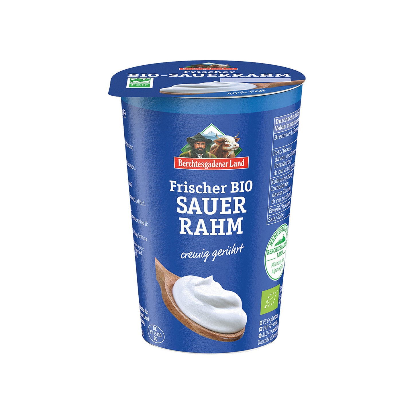 721144 Smetana zakysaná 10 % tuku 200 g BIO BGL-1
