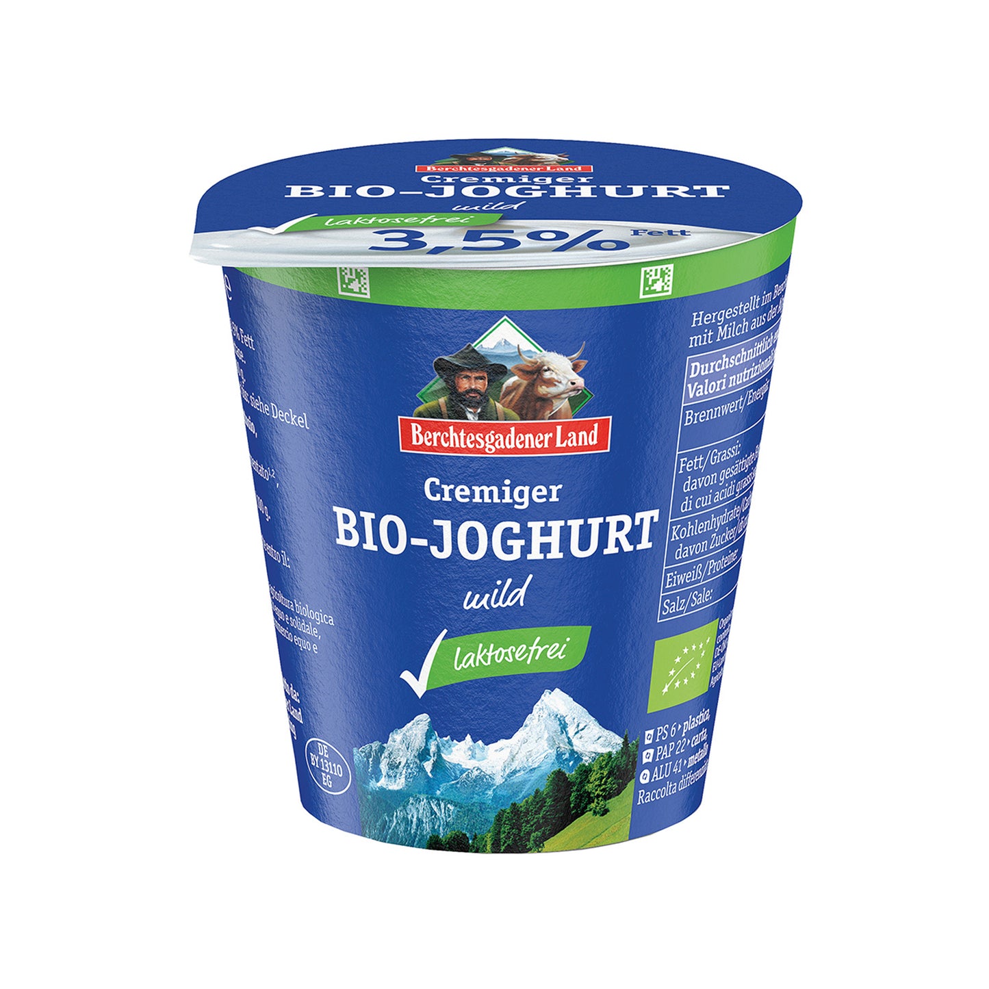 721145 Jogurt bílý bez laktózy 150 g BIO BGL-1
