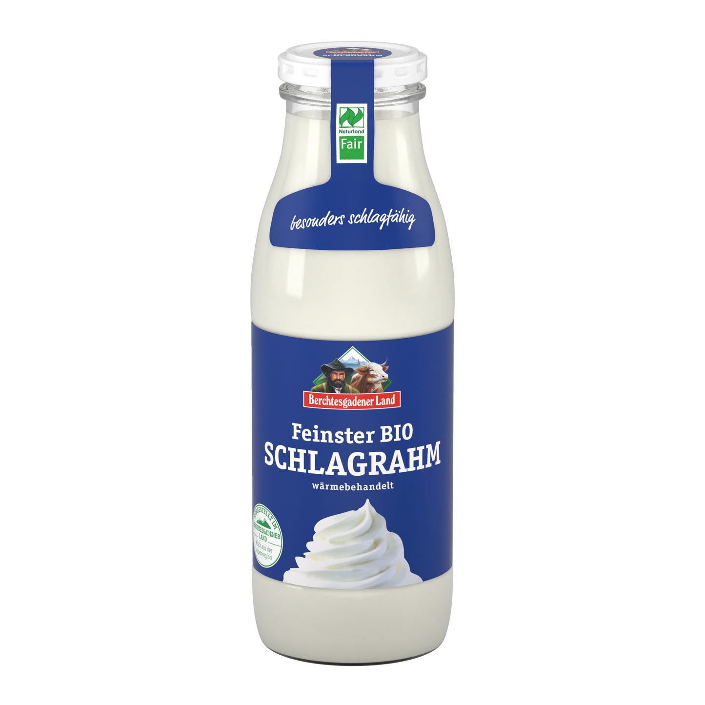 721151 Smetana ke šlehání 32 % tuku sklo 500 g BIO BGL-1