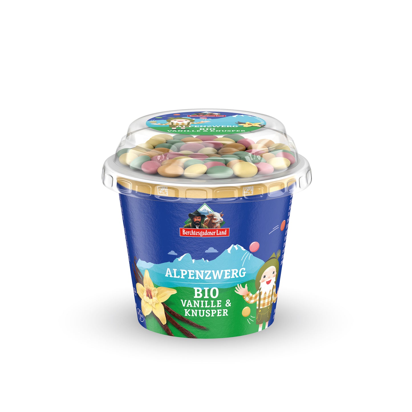 721155 Jogurt vanilkový s čokoládovým dražé 137 g BIO BGL-1