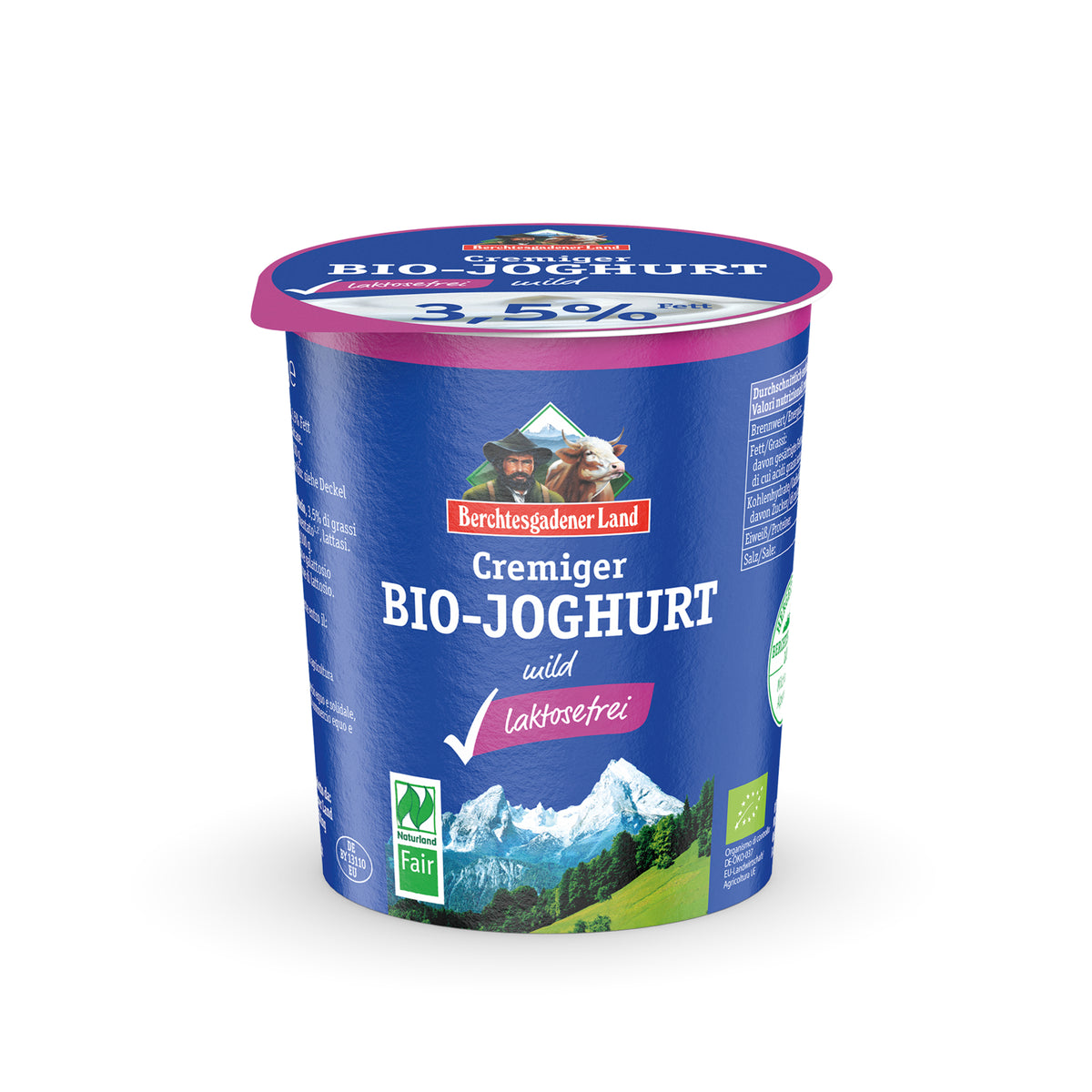 721172 Jogurt bílý bez laktózy 400 g BIO BGL-2