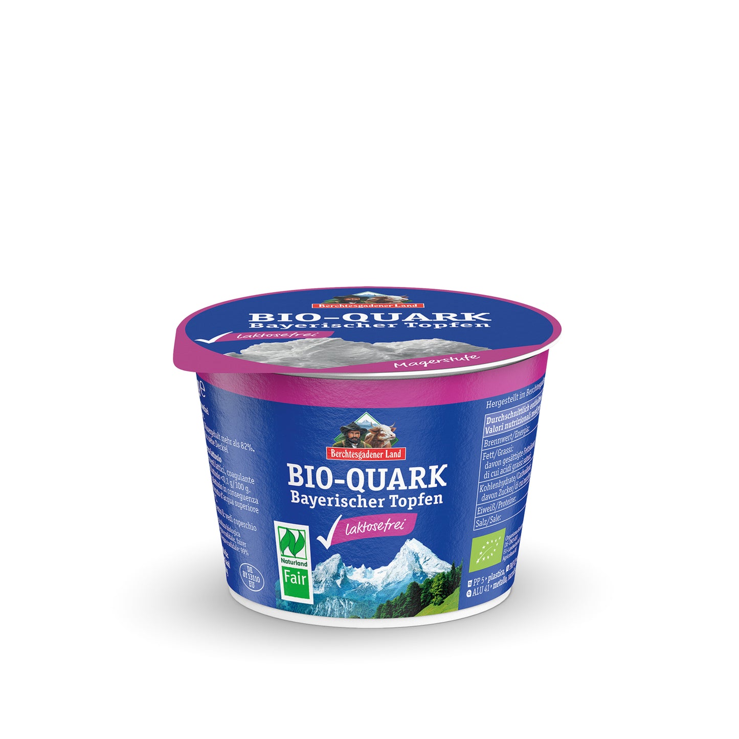 721173 Tvaroh odtučněný bez laktózy 0,2 % tuku 250 g BIO BGL-2