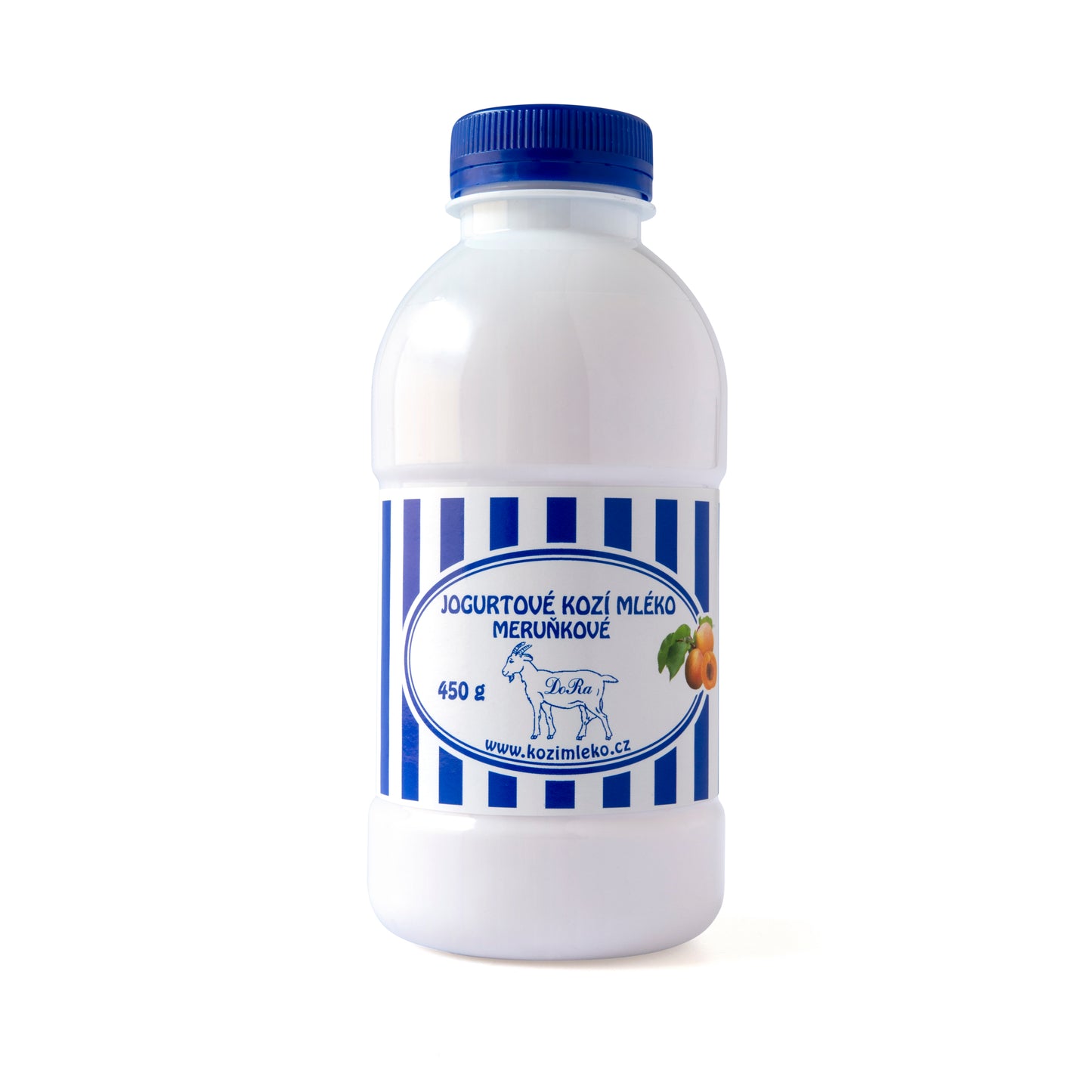 725086 Mléko kozí jogurtové meruňka 450 g BIOFARMA DORA-1